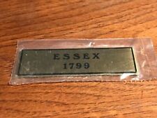 AEROPICCOLA-BELOVED METAL PLATE for SHIP-ESSEX 1789-cm 8.5 for sale  Shipping to South Africa