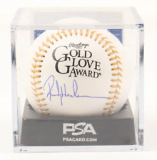 Bola de beisebol Rickey Henderson assinada prêmio luva de ouro com vitrine (PSA - grau comprar usado  Enviando para Brazil
