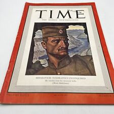 Revista Time - 25 de mayo de 1942 ~~ Draza Mihailovich, Segunda Guerra Mundial sin etiqueta segunda mano  Embacar hacia Argentina