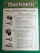 Brochure martinelli carrelli usato  Catania