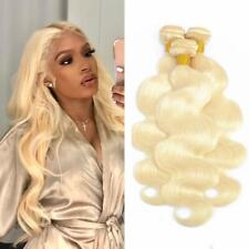 613 Blonde Human Hair Bundles Body Wave 100% Virgin Human Hair Extensions 50G , used for sale  Shipping to South Africa