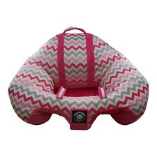 Hugaboo Infant Baby Sitting Support Chair Floor Seat Pink Chevron for sale  Shipping to South Africa