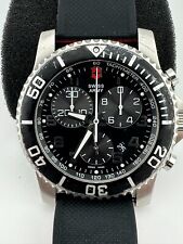 Cronógrafo de cuarzo Victorinox Swiss Army para hombre 24143 esfera negra fecha Maverick II segunda mano  Embacar hacia Mexico