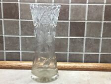 Flowers etched crystal for sale  Akron