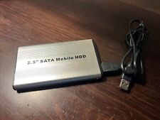 Kit de gabinete de disco rígido externo USB de alumínio fino genérico para HDD SATA de 2,5" comprar usado  Enviando para Brazil