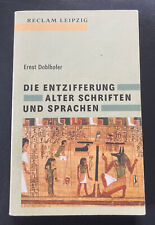 Entzifferung alter schriften gebraucht kaufen  Heidelberg-Neuenheim