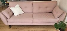 DFS 4 seater sofa - French Connection range - dusty pink for sale  PRESCOT