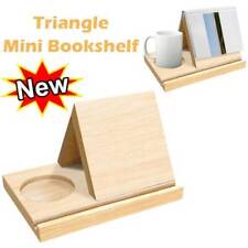Wooden triangle bookshelf for sale  Shipping to Ireland
