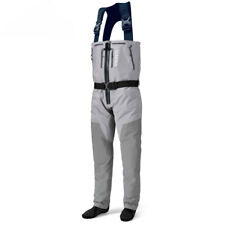 Breathable ZipFront Chest Fishing Waders Waterproof Zippered Stockingfoot Waders for sale  Shipping to South Africa