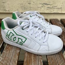 Tênis de skate DC Shoe Co EUA Net couro branco inchado Court Graffik modelo 302361 comprar usado  Enviando para Brazil