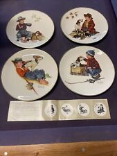 norman rockwell plates four seasons for sale  Newburg