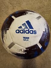 Bola de futebol Adidas Team Sala de futsal sênior branca/roxa - Tamanho 4 comprar usado  Enviando para Brazil