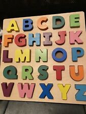 Child wooden alphabet for sale  Fredericktown