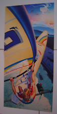 Vintage O'Brien International Free Sail Sensation Wind Surfing Poster for sale  Shipping to South Africa