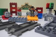 Duplo lego Thomas spare pieces including Fat Controller & 6 track pieces for sale  Shipping to South Africa