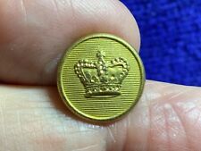BRITISH QUEEN VICTORIA CROWN 14mm CUFF BUTTON FOR ROYAL PROPERTY STAFF 1840s for sale  Shipping to South Africa