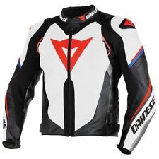 Jaqueta de couro MotoGP Super Speed Estiva branca/preta/vermelha flua corrida moto, usado comprar usado  Enviando para Brazil