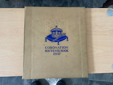 coronation souvenir book 1937 for sale  ST. IVES