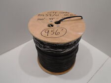 *NEW* CCTV COMBO RG59/U BLACK COAXIAL CABLE 956 FT for sale  Shipping to South Africa