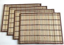 Beige wooden placemats for sale  Union