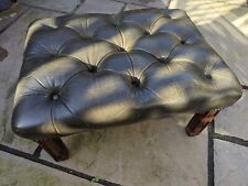 Vintage leather chesterfield for sale  MANCHESTER
