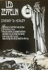 Pôster Led Zeppelin Stairway To Heaven Original Vintage Fora de Estampa 23,5 X 33 comprar usado  Enviando para Brazil