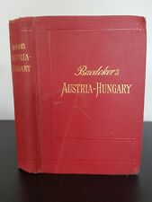 1911 baedeker austria for sale  NORTHWICH