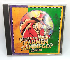 Where In the World Carmen Sandiego Juego de Computadora CD-ROM Broderbund MPC Windows segunda mano  Embacar hacia Argentina