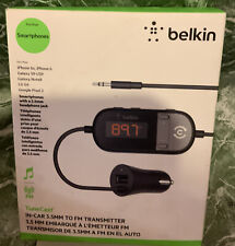 🌍 Belkin TuneCast no carro 3,5 mm áudio auxiliar para transmissor FM, veja fotos!!️ comprar usado  Enviando para Brazil