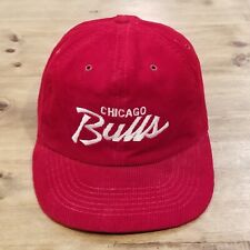 Gorra de pana deletreada de colección de los Chicago Bulls con guión promocional estadio segunda mano  Embacar hacia Argentina