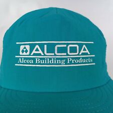 Boné Alcoa Building Products construção de alumínio Snapback azul-petróleo vintage EUA, usado comprar usado  Enviando para Brazil