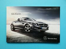 Used, Brochure / catalogue / brochure - Mercedes R172 SLK 200, 250, 350, 55 AMG - 07/13 for sale  Shipping to South Africa