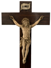 Crucifix bois naturel d'occasion  Templemars