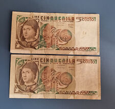 Italien x5000 lire gebraucht kaufen  Straubing