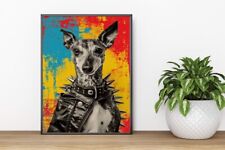 Whippet dog art for sale  CHESTERFIELD