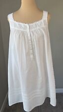 vintage white cotton nightgown for sale  Grove City