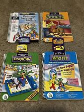 Leapfrog LeapPad Learning 4 cartridges & 4 books for sale  Shipping to South Africa