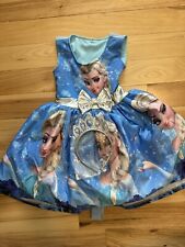 Vestido Frozen Princess Elsa com Faixa de Cabeça, usado comprar usado  Enviando para Brazil