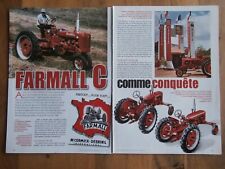 Documents tracteur farmall d'occasion  Calonne-Ricouart