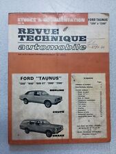 Rta Revue Technique Automobile Étude Ford Taunus 1300 A 2300 GT Coupé Break segunda mano  Embacar hacia Argentina