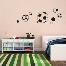 Adesivo de parede bolas de futebol esportes futebol gol arte Copa do Mundo meninos decalque, s18 comprar usado  Enviando para Brazil
