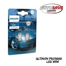 Philips ultinon Pro3000 Led W5W 6000K Branco Frio Interior carro lâmpadas (duplo) Novo comprar usado  Enviando para Brazil