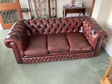 Seater oxblood red for sale  NEWPORT