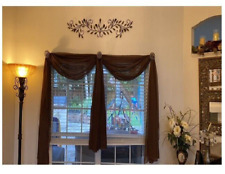 Sheer window curtains for sale  Jacksonville