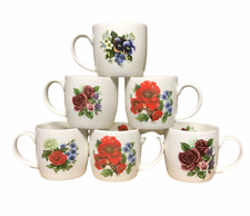 Assorted flower mug for sale  RHYL