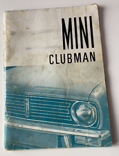 Mini clubman 1000 for sale  BANGOR