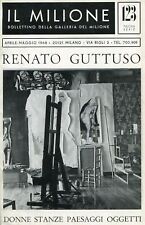 Usato, Renato Guttuso. Donne stanze paesaggi oggetti. Galleria Il Milione, 1968 usato  Valenzano