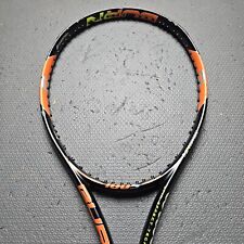 Raqueta de tenis Wilson Burn 100S 4 1/4" fibra de carbono efecto giro sin cuerdas segunda mano  Embacar hacia Argentina