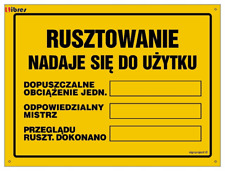 Rusztowanie nadaje się do użytku ... 35X25 CM, BN LIBRES POLSKA SP  na sprzedaż  PL