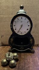 Raro relógio de madeira preto alemão Schatz mesa/parede 400 dias comprar usado  Enviando para Brazil